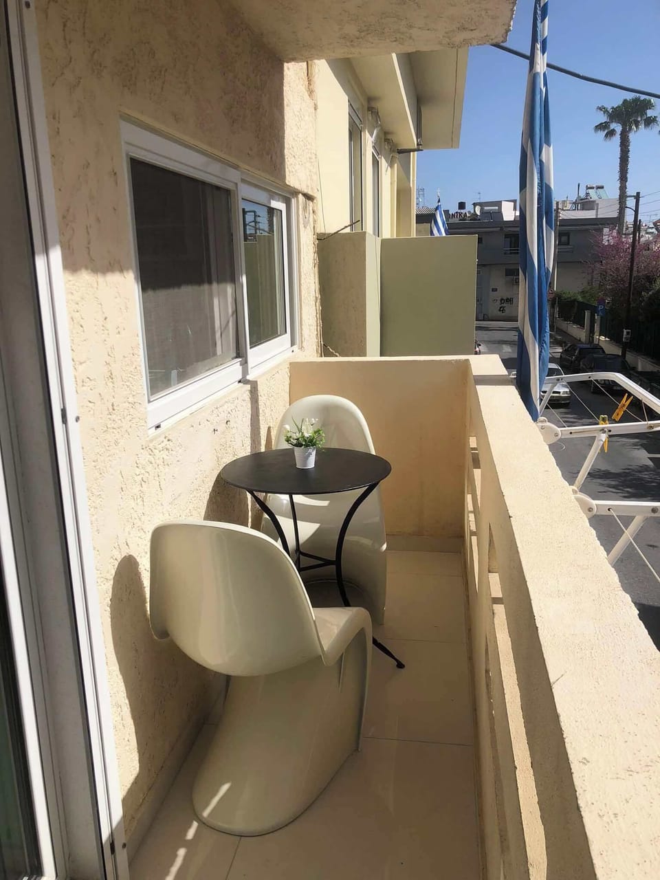 Balcony area.