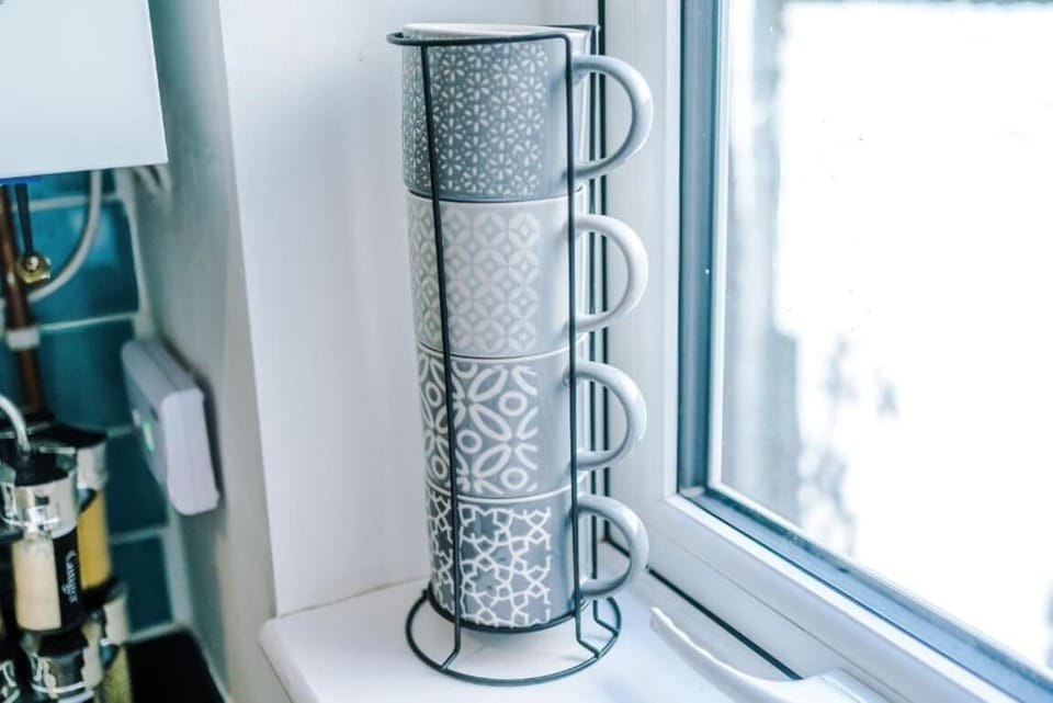 Cook just like you would at home in this fully stocked kitchen.