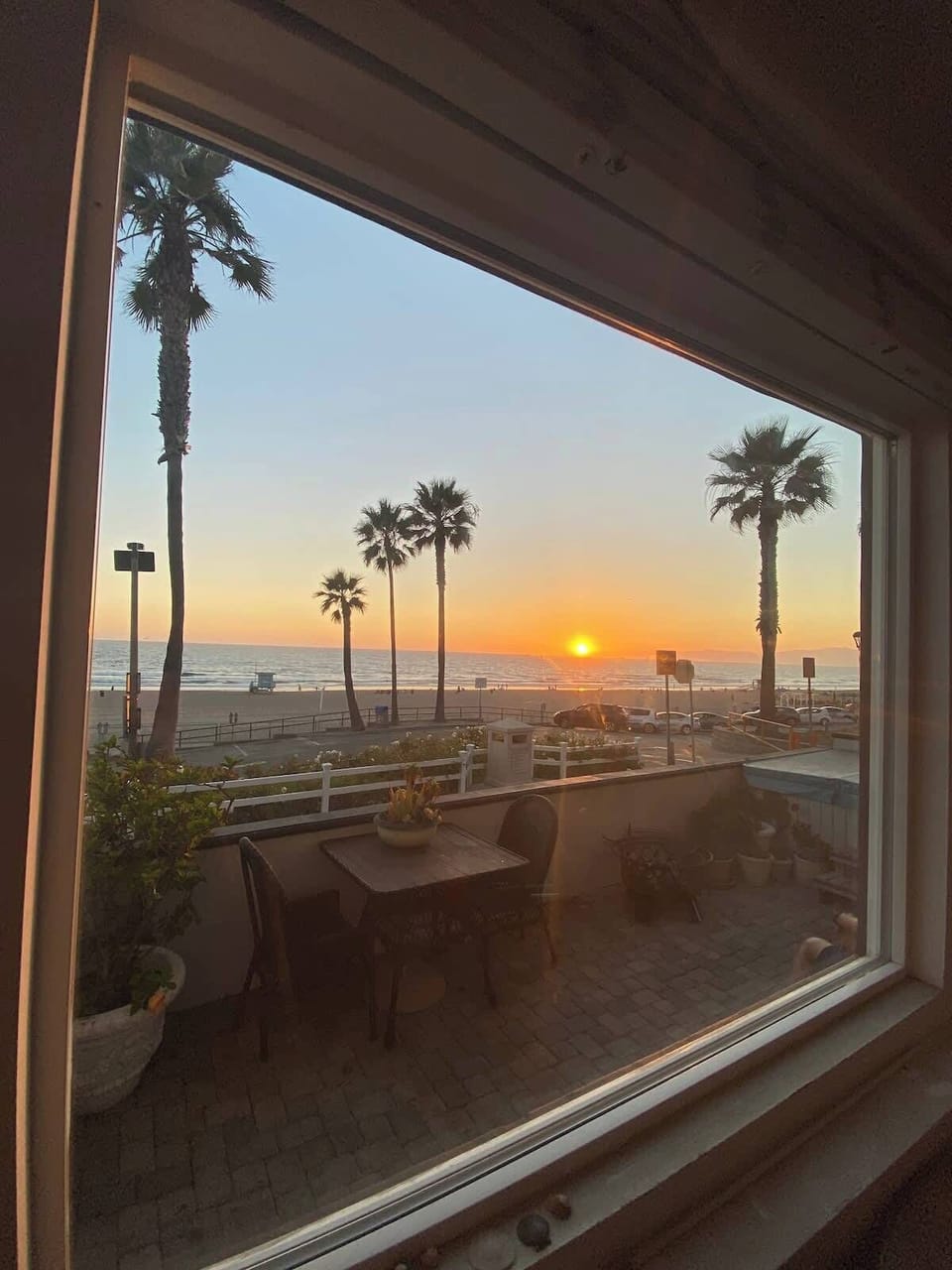 Sunset from Living room Window