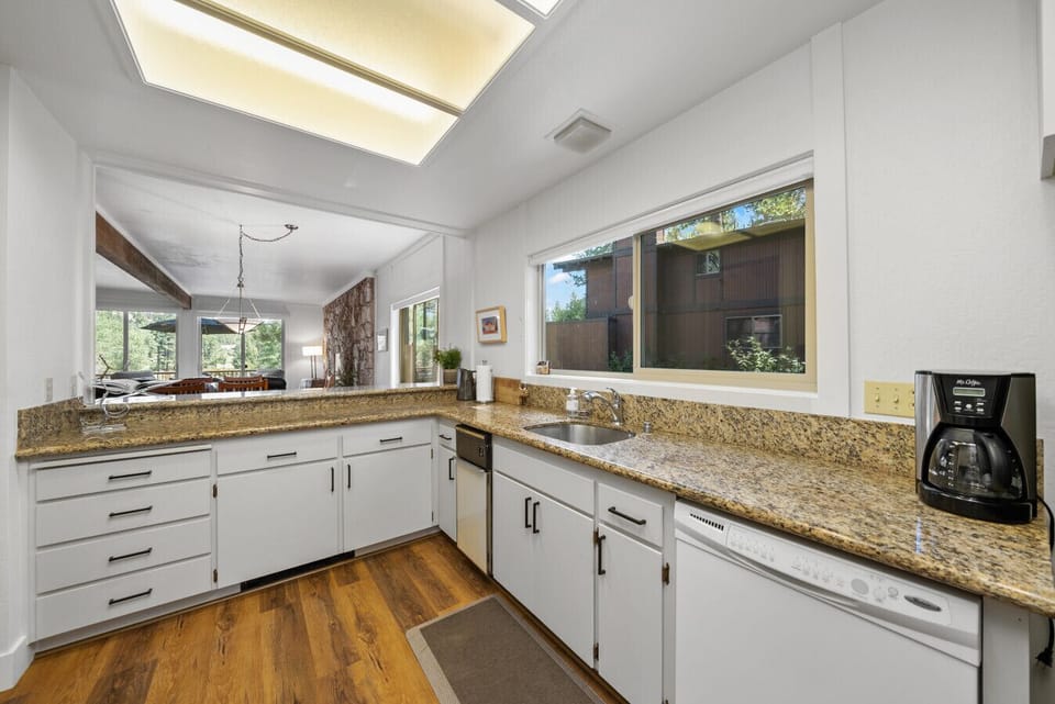 Open and updated kitchen