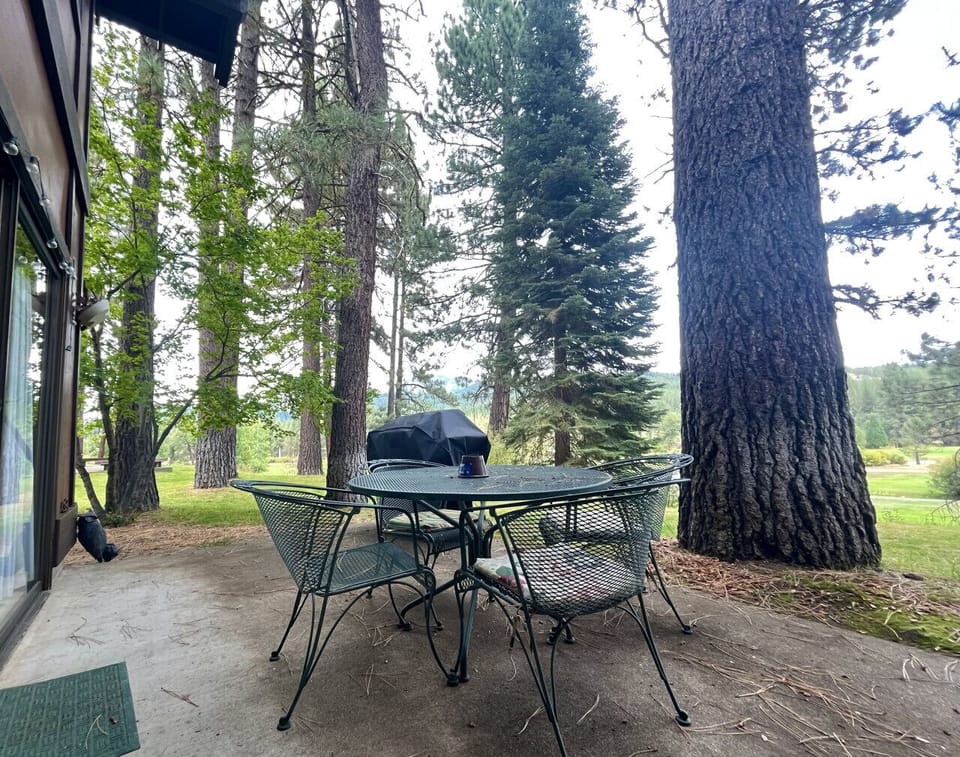Dine al fresco while enjoying the views