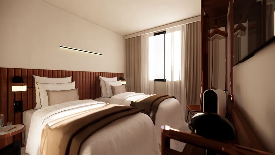 Unit with two Twin beds