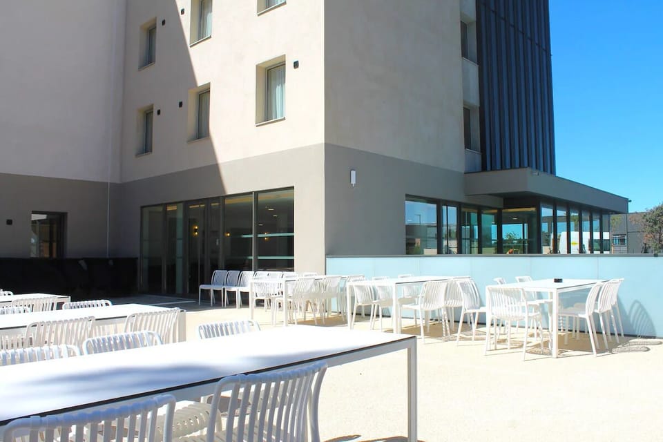Outdoor tables/seating area