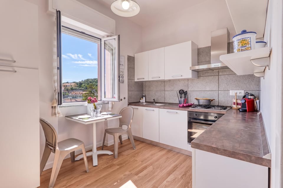 Kitchen and dining area