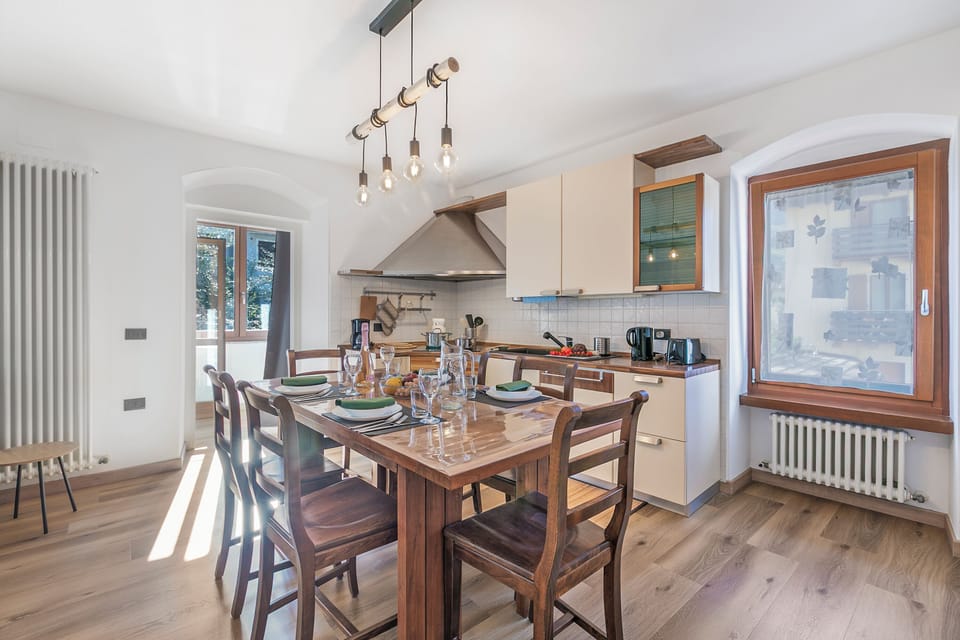 Kitchen and dining area