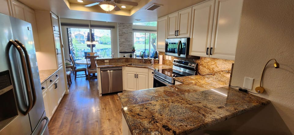 Kitchen view from family room