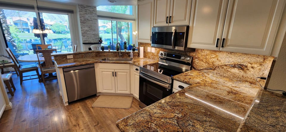 Kitchen connects to Dining room