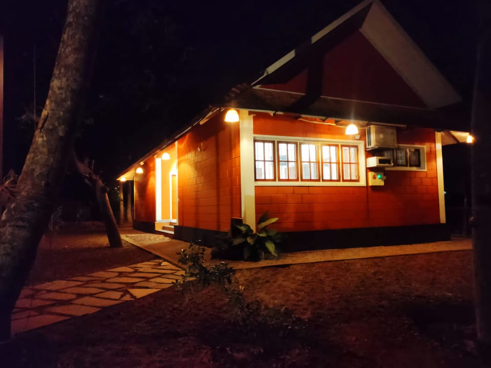 Warm lights, quiet nights, and Kerala calm at Nellu 🌙✨
