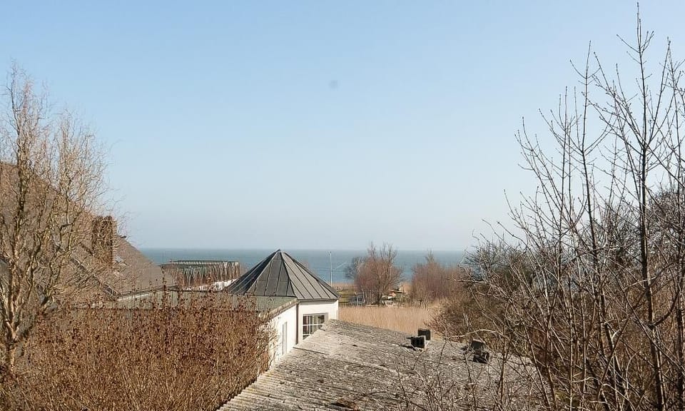 View of the Sea from Elevated Perspective