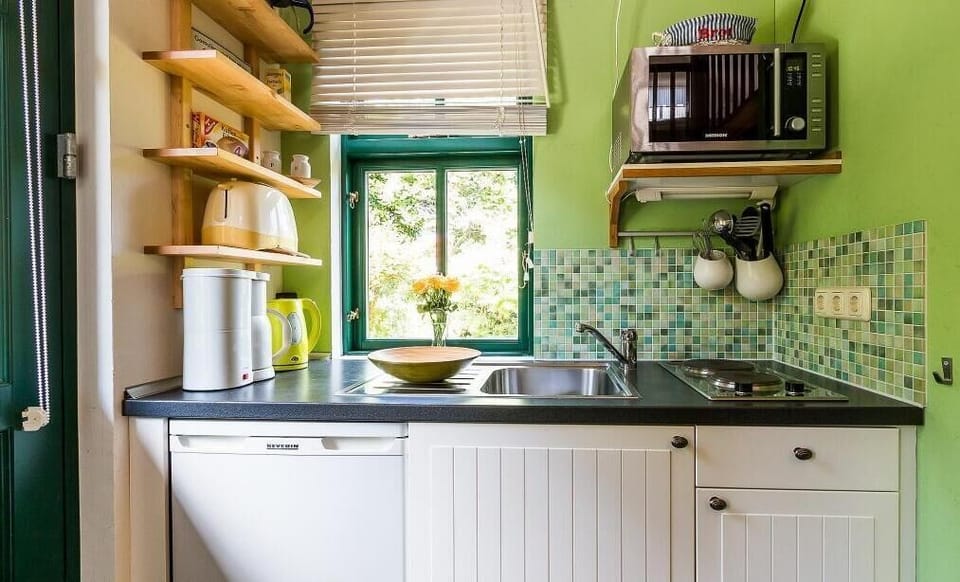 Kitchen with Sink and Modern Appliances