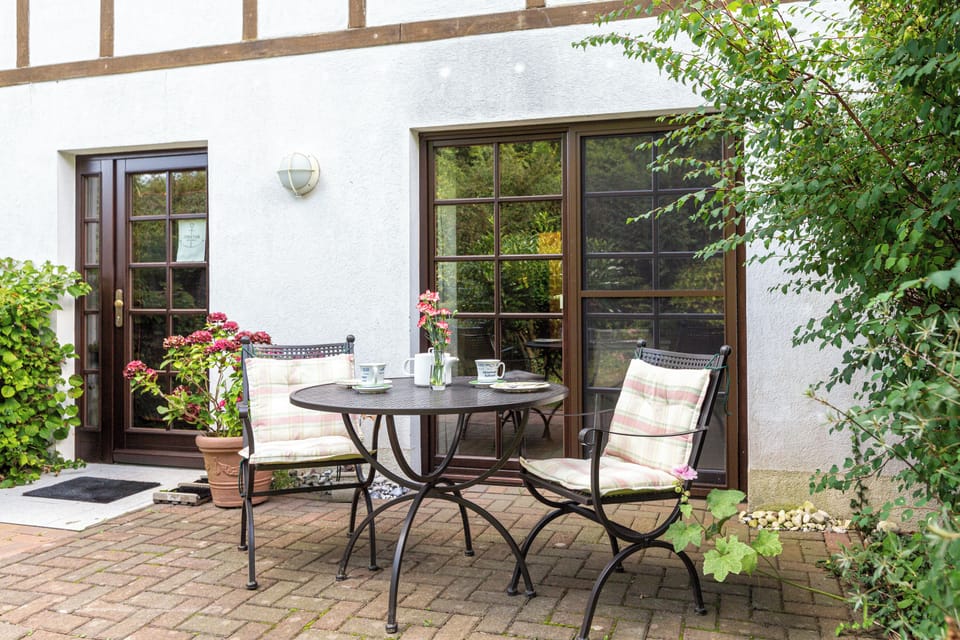 Terrace with Table and Chairs