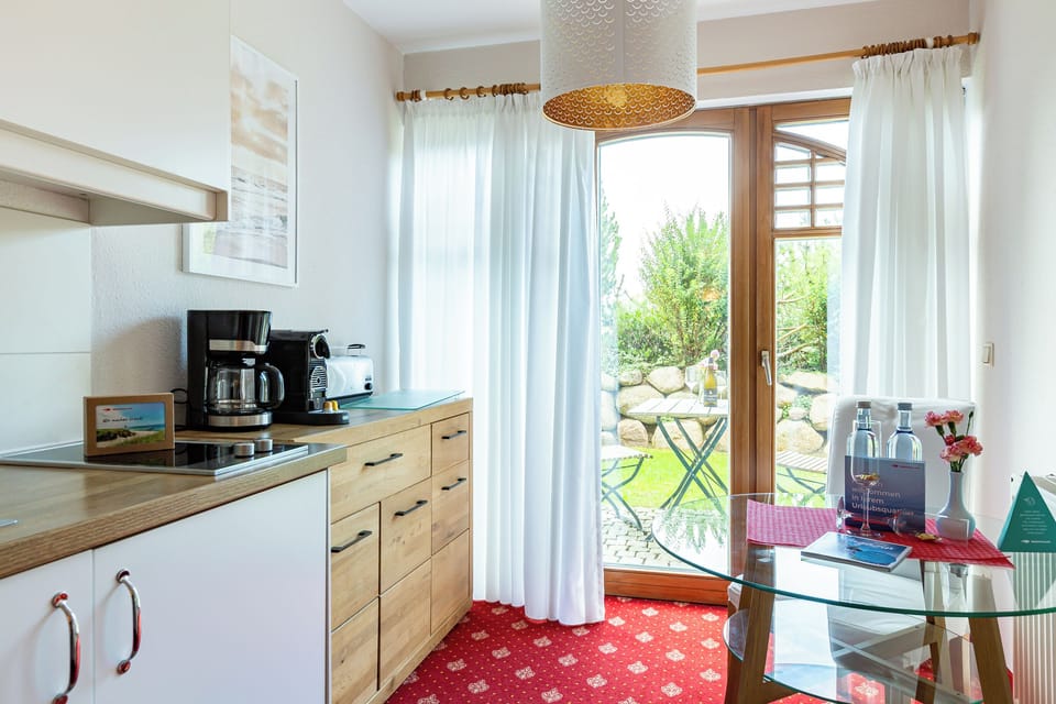 Kitchen with View of the Terrace