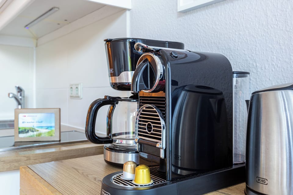 Modern Coffee Machine in the Kitchen