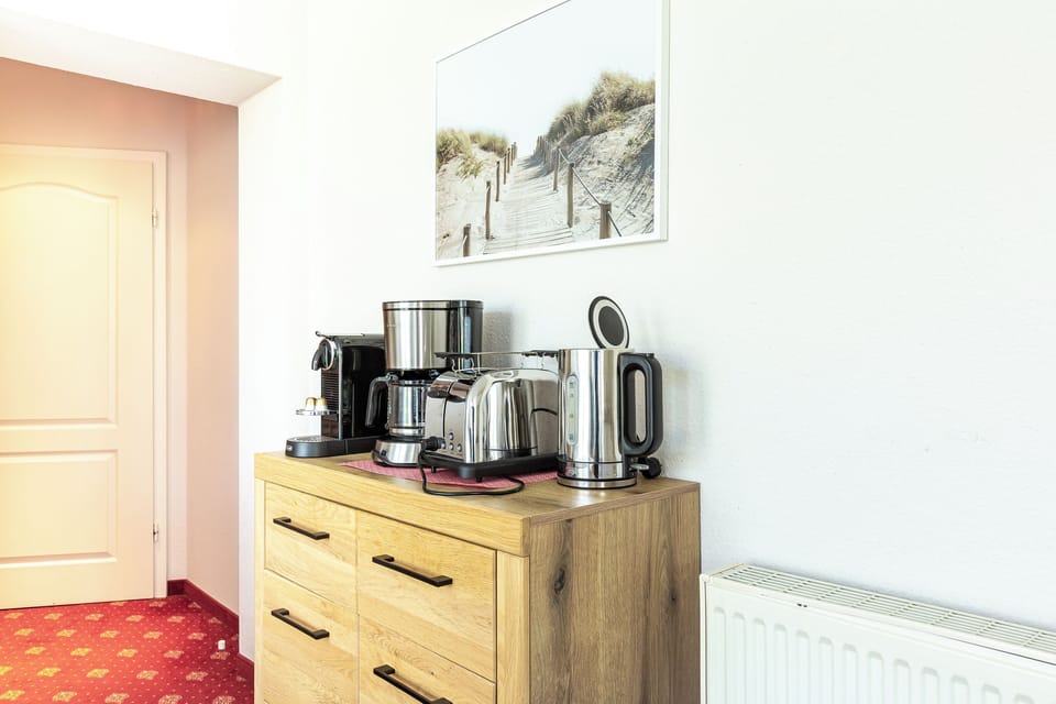 Kitchen with modern kitchen appliances