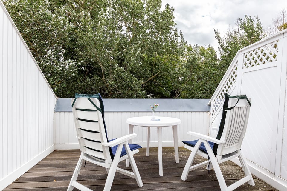 Terrace with Chairs and Table