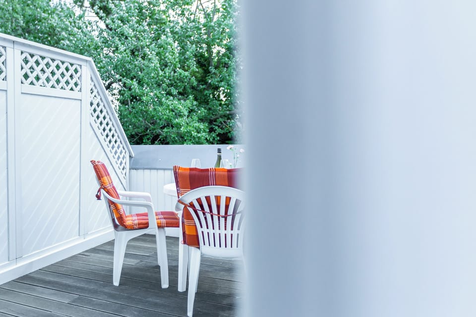 Terrace with Chairs and Table