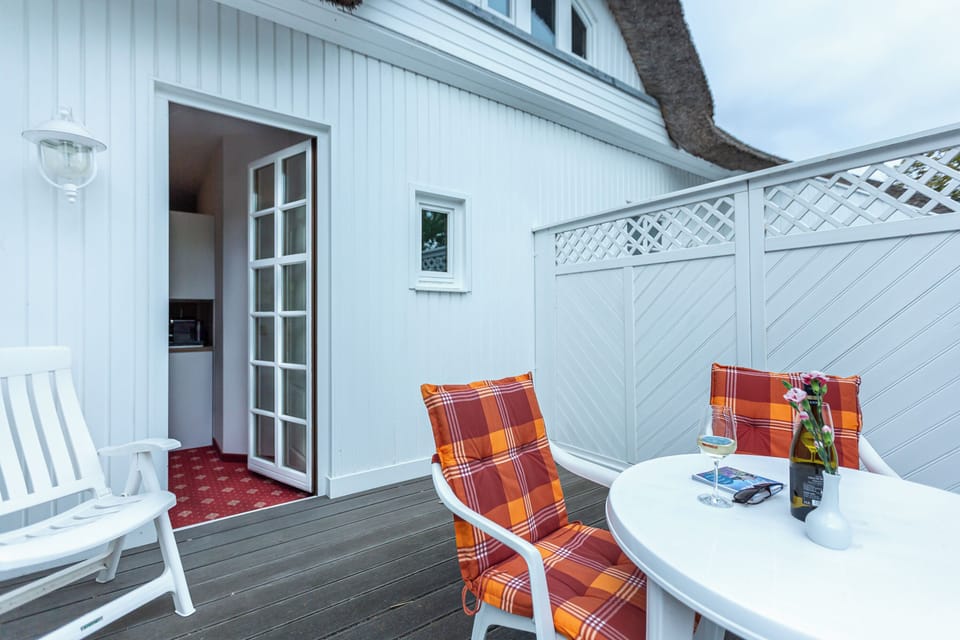 Terrace with Table and Cozy Chairs