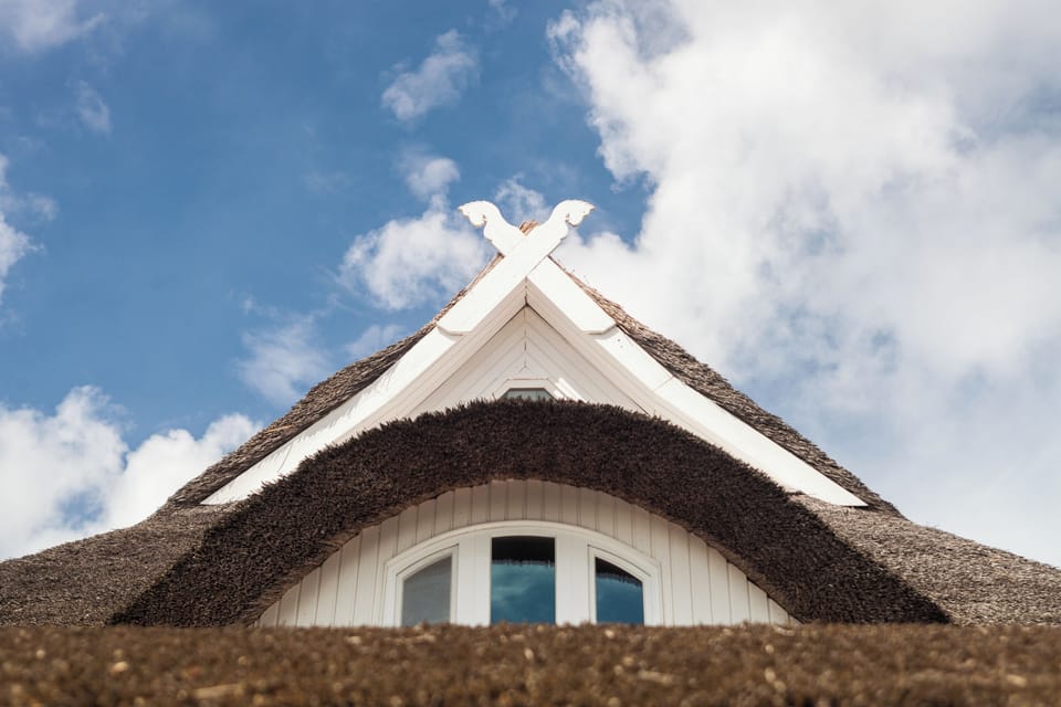 Roof View of a Traditional Building