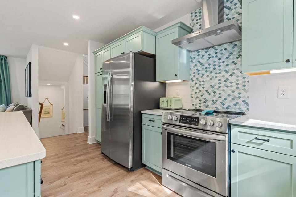 Spacious Modern Kitchen on Second Level