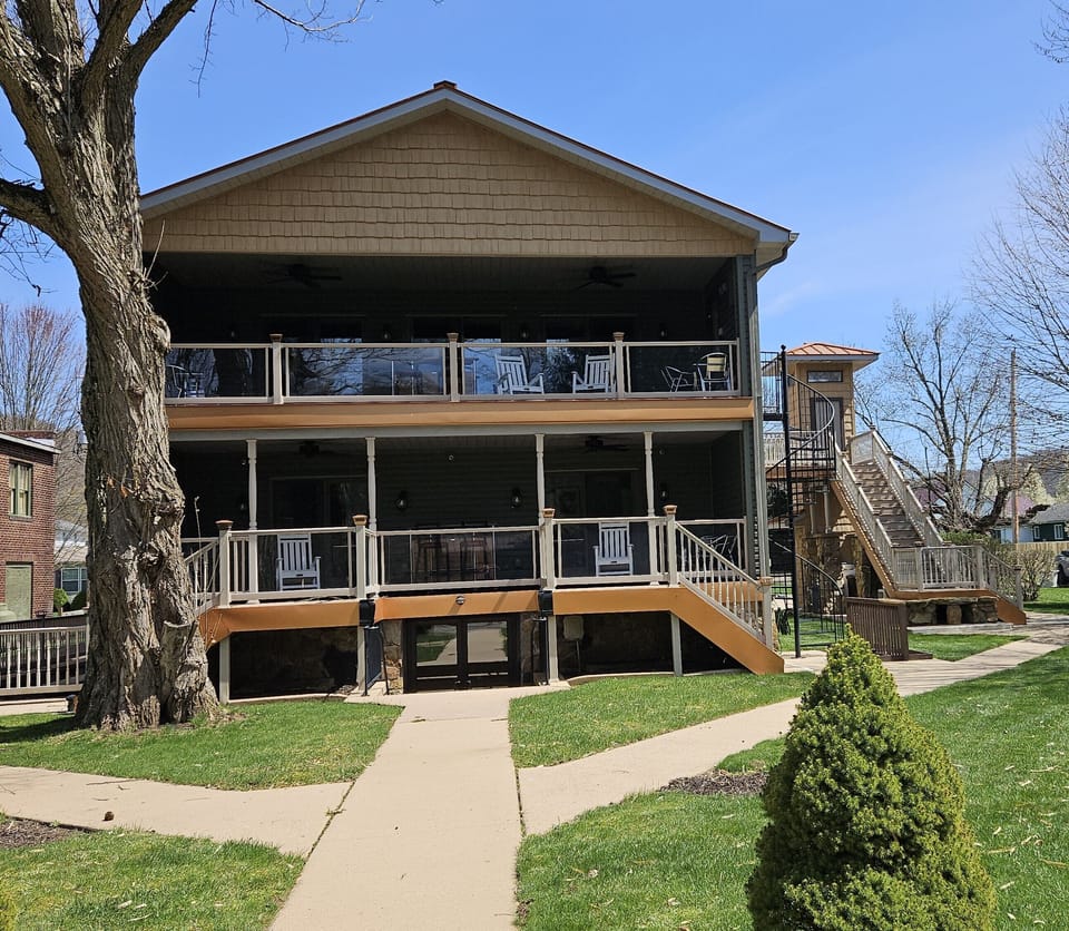 Rear of home