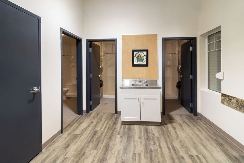 Shower/laundromat - public space