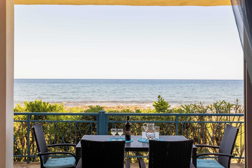 Balcony with Sea View – Enjoy meals or drinks overlooking the Ionian.

