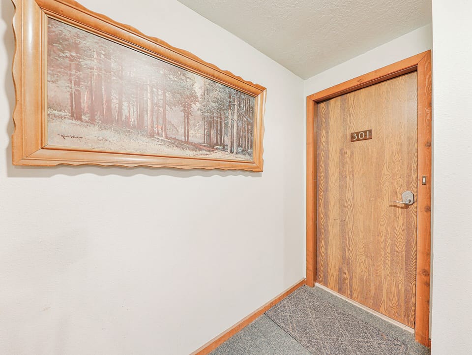 View of entryway of Timberbrook Loft Condo