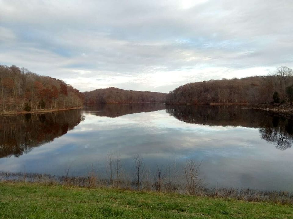 Tucker Lake 0.5 miles up the road