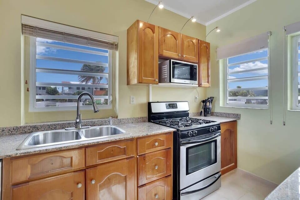 open kitchen with all you need to cook a great meal