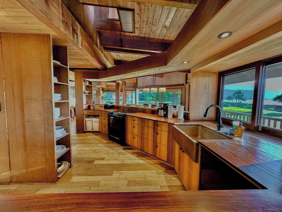 Plenty of cabinet and counter space!