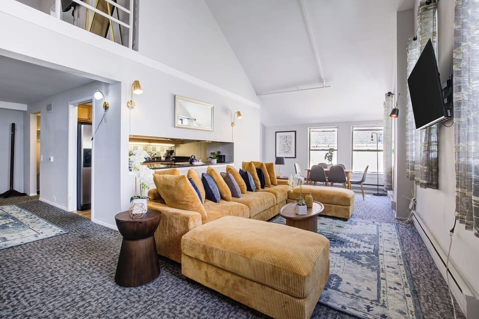 Homey living area to relax with family and friends.