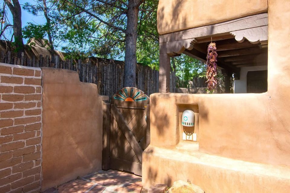 Entrance with rustic charm