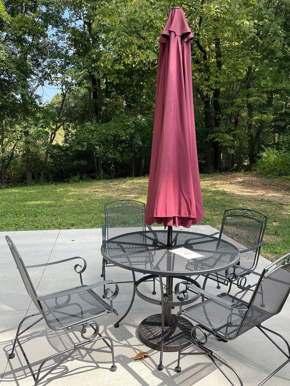 Outdoor dining