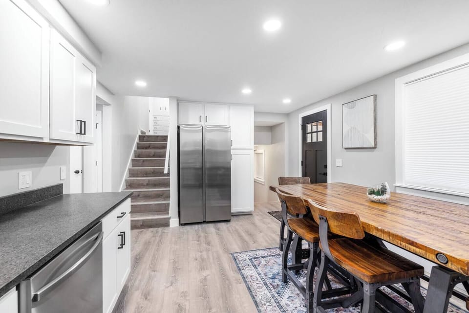 Fully stocked kitchen