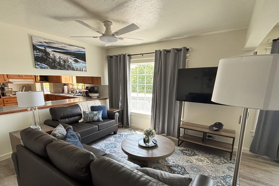 Living Room with 55-inch TV.