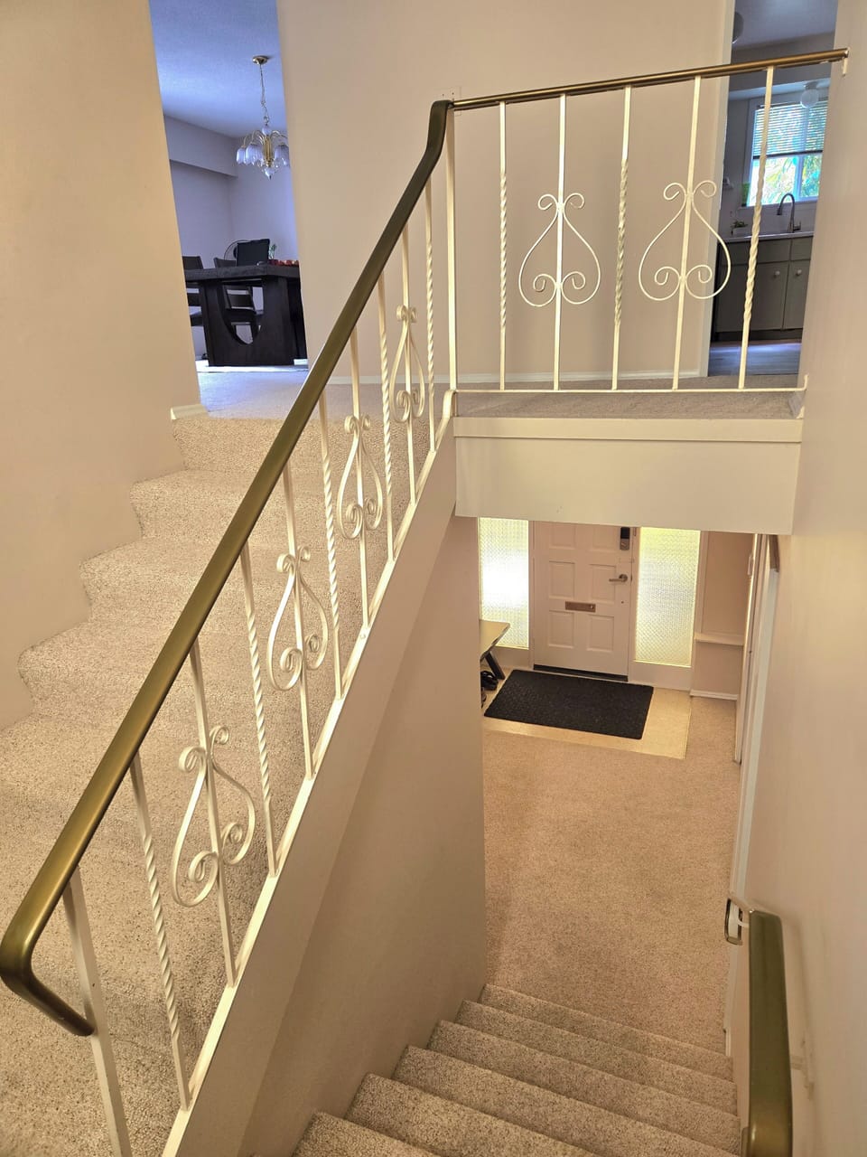 Stairway to main  level