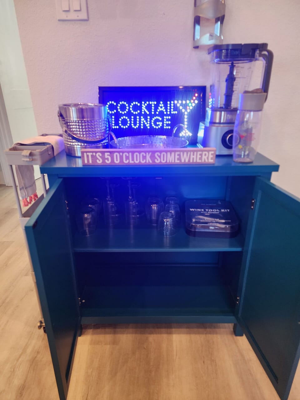 indoor bar area for entertaining