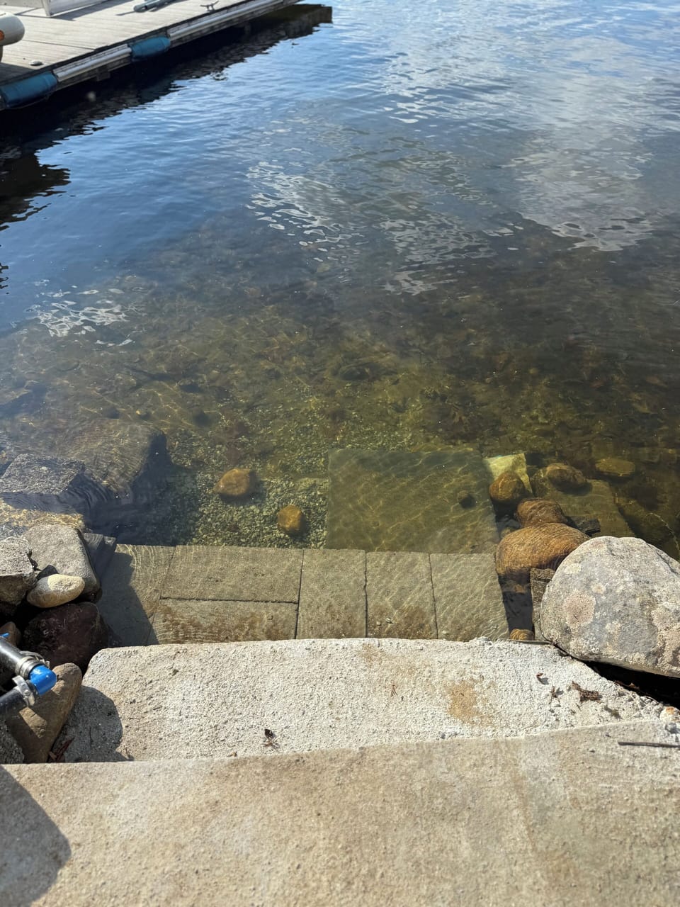Lake access into Winnasquam 