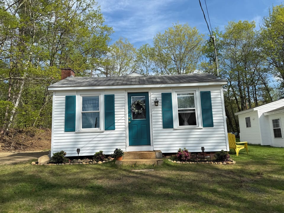 Cottage one- sleeps 6 parking for 4 on left 