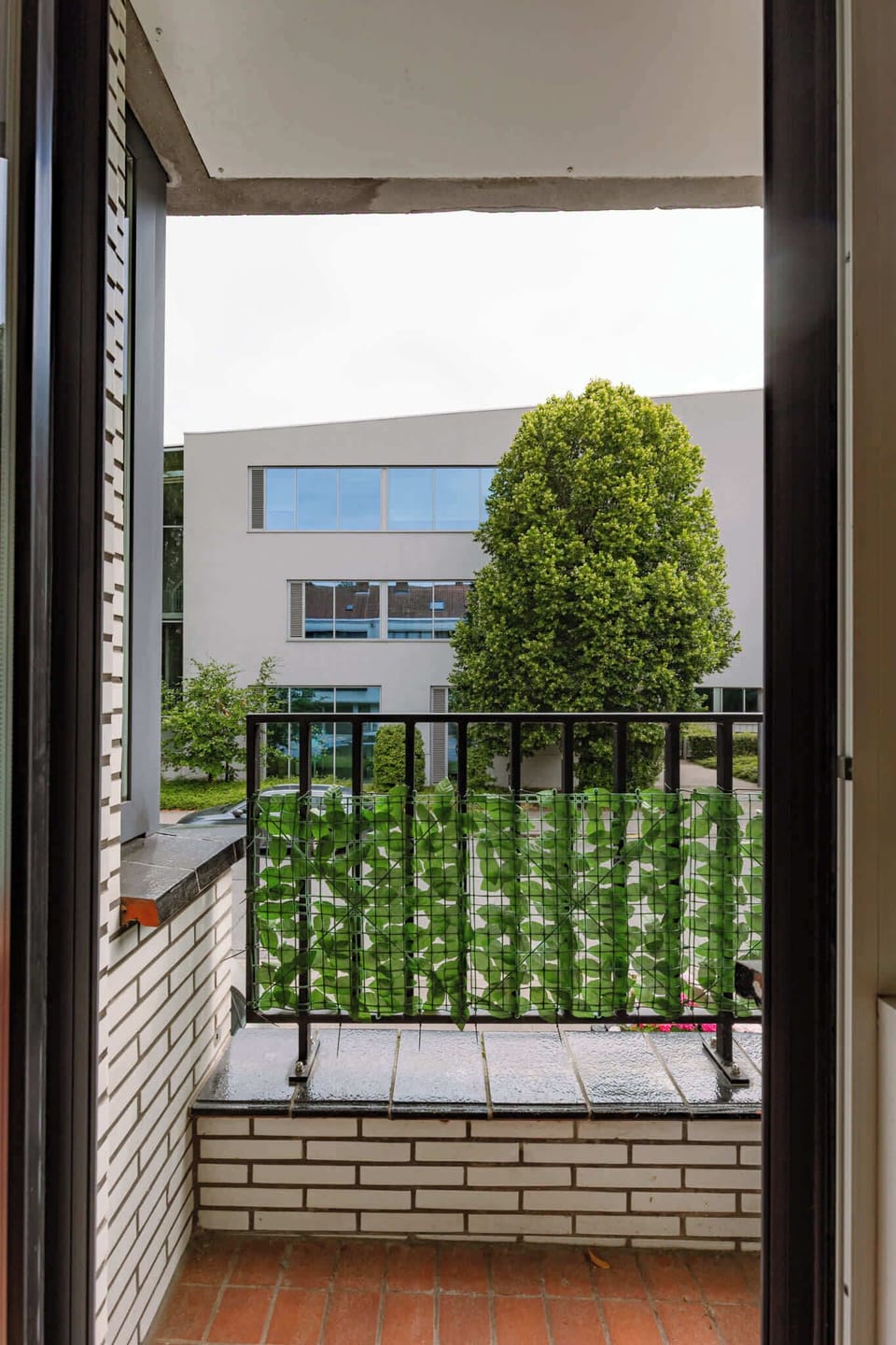 Second balcony with street views