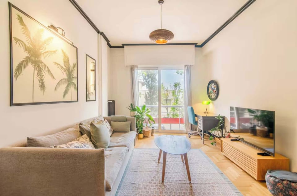 Bright and chic Athens retreat.