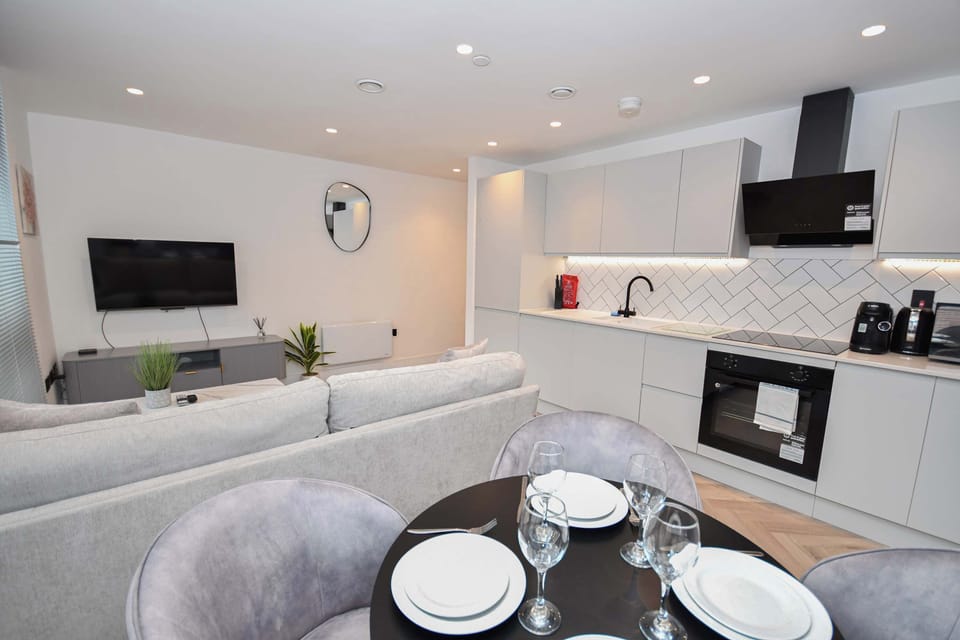 Living Space and Kitchen / Dining Area