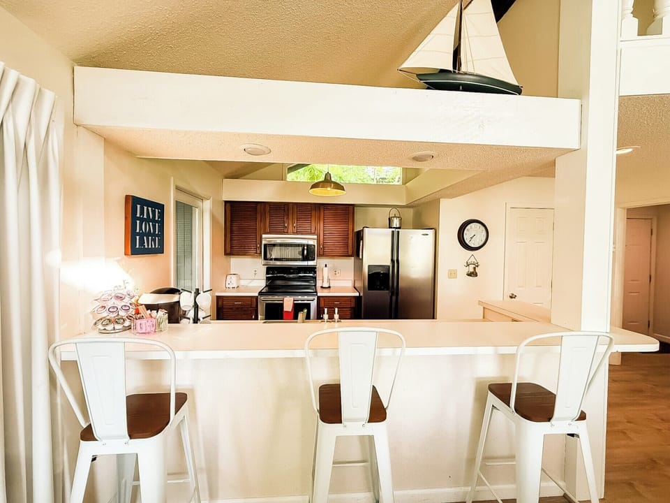 Cheers to good times! This bar area is ready for your group to create lasting memories.