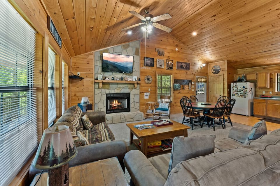 This open-concept living and dining space offers the perfect place to play board games, watch a movie, or simply connect with the people you love most.