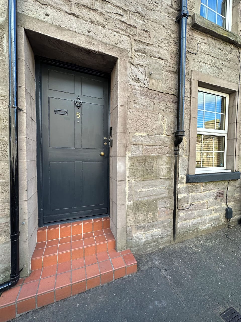 Your private entrance, with lock box for flexible check in.