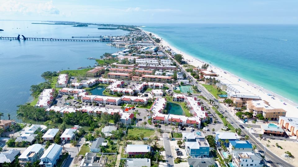 Stunning aerial view of the property