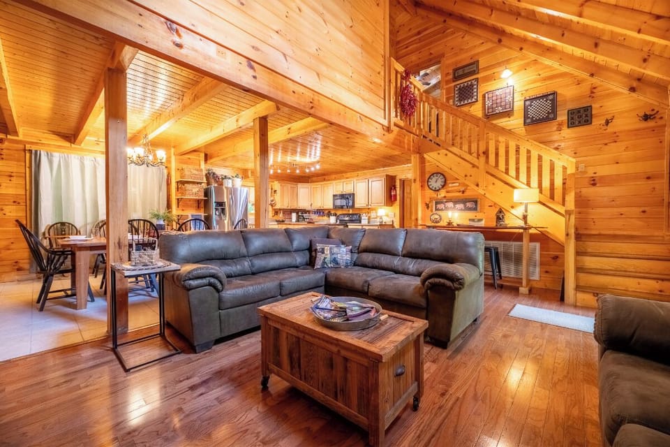 Timber Tails' cozy living area