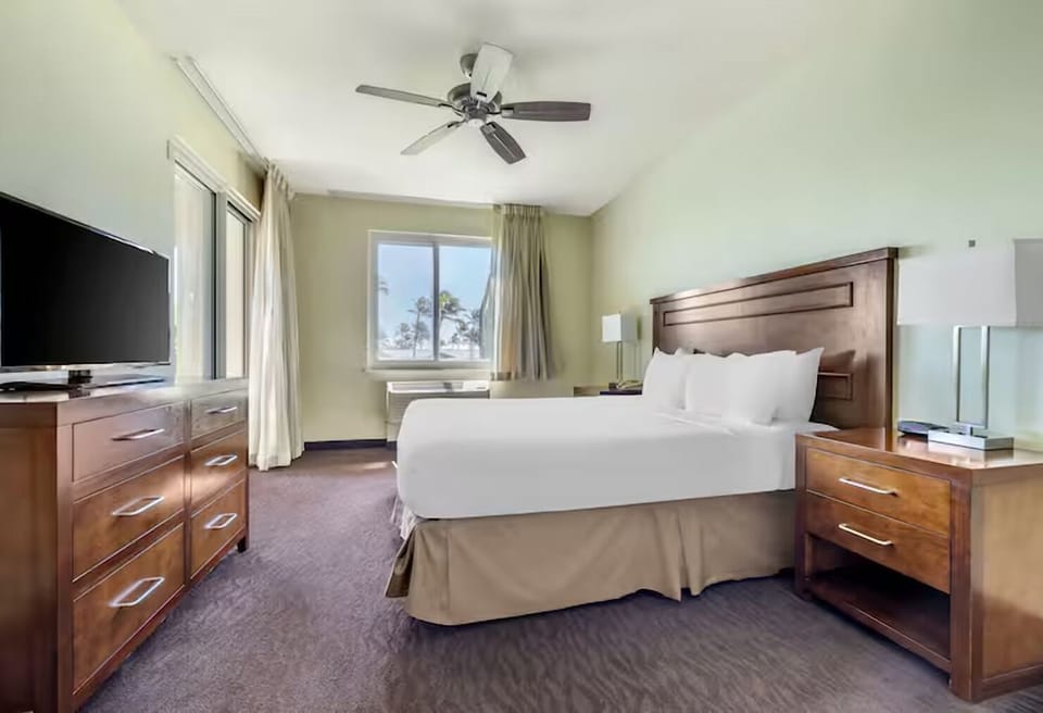 Stretch out in a spacious bedroom with calming, resort-style comfort.