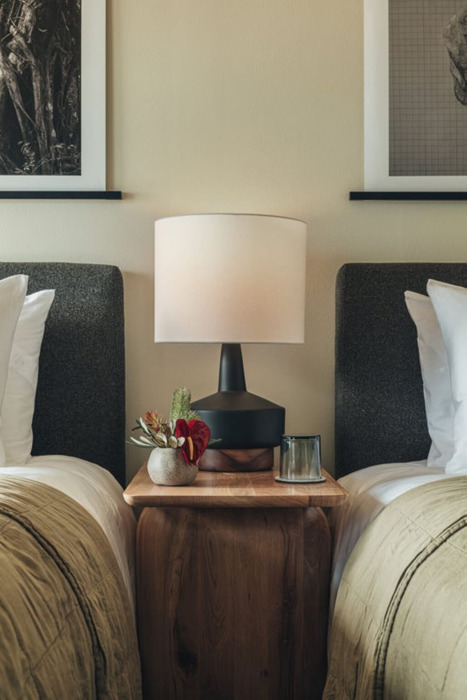 Settle in with soft glow and calm, curated details.
