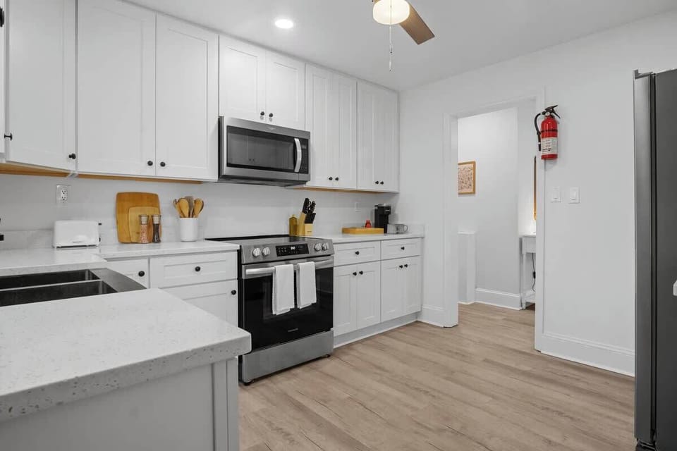 Everything is organized and within easy reach for a smooth cooking experience.